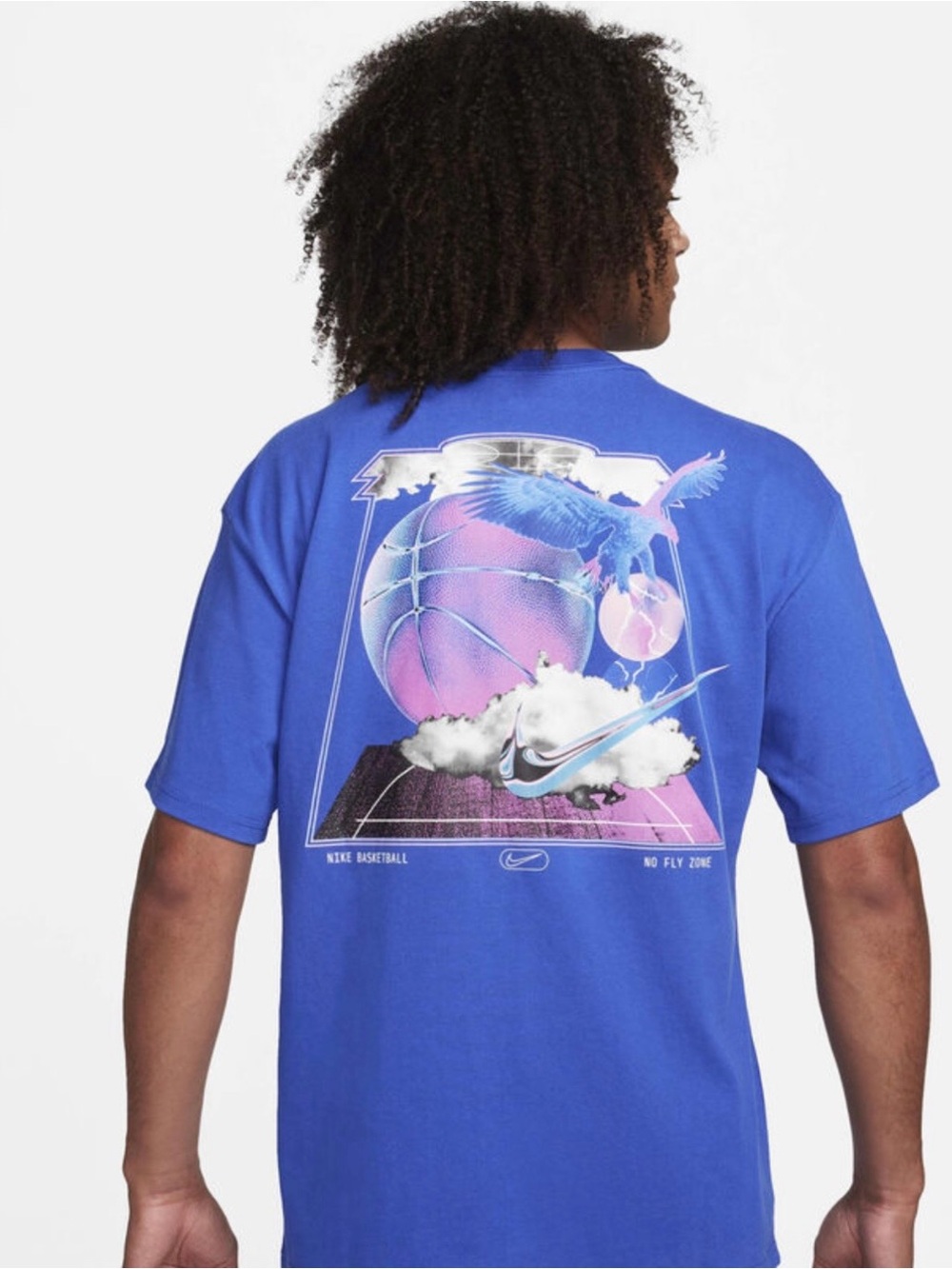 Nike Max90 Men’s Royal Blue Graphic Basketball T-Shirt